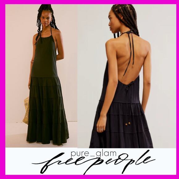 Free People Dresses & Skirts - Free People maxi dress tiered in cotton